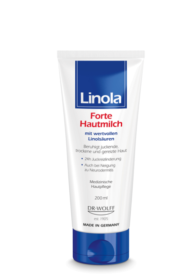 Linola Forte Hautmilch – Creme gegen Juckreiz bei trockener Haut