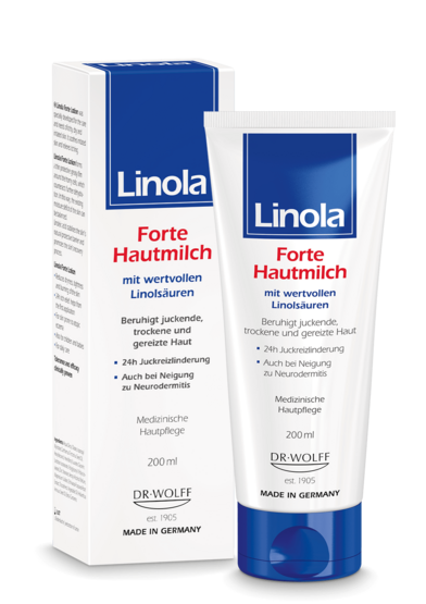 Linola Forte Hautmilch – Creme gegen Juckreiz bei trockener Haut